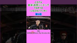 CDTV 週間ランキング 2024119付 TOP10 JPOP cdtv [upl. by Barren]