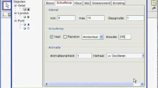 GeoGebra  Schuifknop toevoegen [upl. by Airtina]