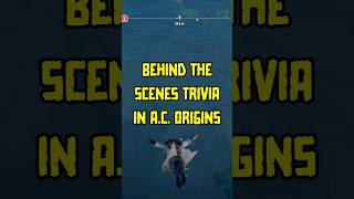 BEHIND THE SCENES TRIVIA IN ASSASSINS CREED ORIGINS gamersanonymous assassincreedorigins [upl. by Trinidad]