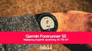 Garmin Forerunner 55  najlepszy zegarek sportowy do 700 zł [upl. by Hescock]