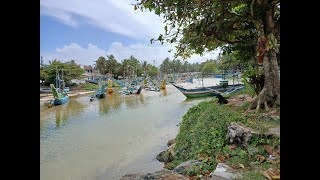 SURFING POINT AND FISHERIES HARBOUR IN DODANDUWA HIKKADUWA  SRI LANKA [upl. by Hamlen862]