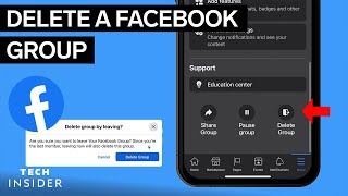 How To Delete A Facebook Group [upl. by Melborn]