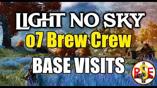 Light No Sky  o7 Brew Crew Base Visits  No Mans Sky [upl. by Anchie]