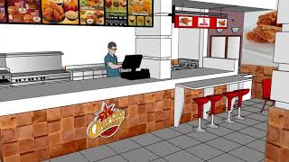 Design a fast food restaurant [upl. by Piers]