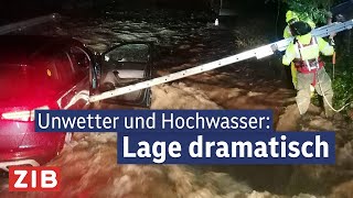 Unwetter Hochwasser in Niederösterreich  ZIB 1 vom 1492024 [upl. by Salmon]