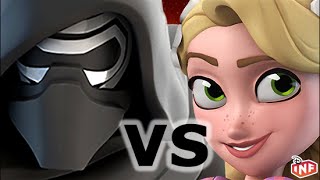 Kylo Ren vs Rapunzel sarlacc pit arena fight Disney Infinity toy box [upl. by Enoek]