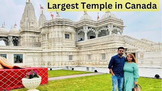 Largest Temple in Canada 🙏  BAPS Shri Swaminarayan Mandir Toronto  Must Visit [upl. by Daniala]