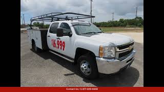 2013 Chevrolet Silverado 3500HD Crew Chassis Work Truck for Sale in Lampasas Texas  Bid here [upl. by Atinrahs869]