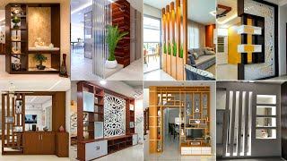 100 Modern Living Room Partition Wall Design 2024  Room Divider Ideas  Home Interior Design Ideas [upl. by Cayser]