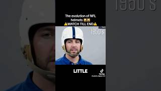 The Evolution Of NFL Helmets nfl shorts [upl. by Mik]