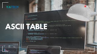 01 10 ASCII Table [upl. by Aleiram]