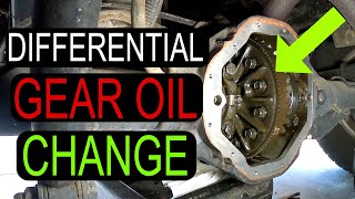 How to Change Rear Differential Gear Oil in 2nd Gen Dodge Ram 1500 94  01 [upl. by Ettenig815]