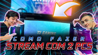 COMO FAZER STREAM COM 2 PCs 2022 SEM PLACA DE CAPTURA ATUALIZADO [upl. by Bea737]