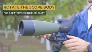 Gosky 2060 X 80 Porro Prism Spotting Scope [upl. by Maude]