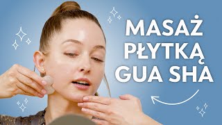 Tutorial MASAŻ twarzy kamieniem GUA SHA  krok po kroku ✅ [upl. by Burdelle600]