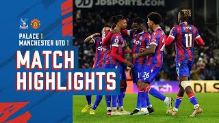 Match Highlights  Crystal Palace 11 Manchester United [upl. by Llerot667]