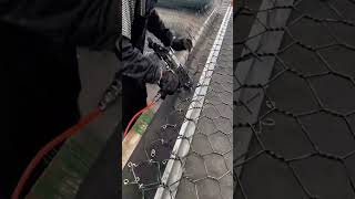 Slope Protection edge fixing process smartwork goodtools [upl. by Nedyarb]