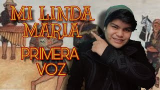 APRENDE A TOCAR MARIMBA  MI LINDA MARÍA PRIMERA VOZ [upl. by Aileduab]