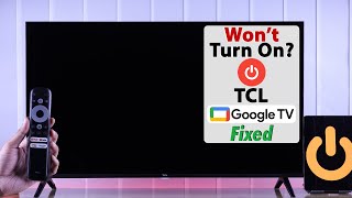 Fix TCL Google TV Not Turning ON [upl. by Melvyn317]