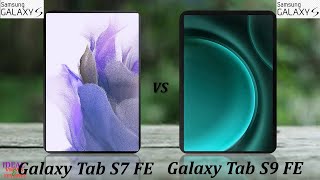 samsung galaxy tab S7 FE vs samsung galaxy tab S9 FE [upl. by Ripleigh297]