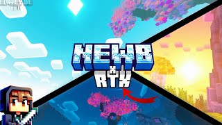 Shader NEWB X RTX Para Minecraft Bedrock 12122 Shaders Mcpe 12120 [upl. by Nodlew]