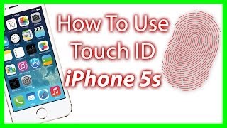 How To Use Touch ID On The iPhone 5s and Setup The Finger Print Scanner [upl. by Fleisher]