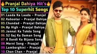 Pranjal Dahiya New Songs  New Haryanvi Song Jukebox 2024  Pranjal Dahiya Best Haryanvi Songs 2023 [upl. by Yerhpmuh]