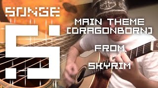 Skyrim  Dragonborn Main Theme cover 【Songe】 [upl. by Nester]