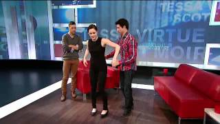 Tessa Virtue And Scott Moir Throw Shapes For Canada Day [upl. by Juna4]