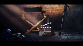 779  Movie Opener Logo Reveal Production Videography Studio Light animation opener [upl. by Anrim191]