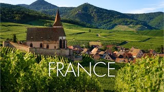 France AMAZING Beautiful Nature with Soothing Relaxing Music 4k Ultra HD by Tim Janis [upl. by Annayram]