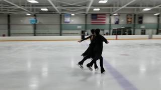 Preliminary Ice Dance level Dutch Waltz Canasta Tango Rhythm Blues [upl. by Allicerp704]