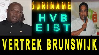 Suriname Vertrek VP Brunswijk Ge Eist Door HVB Politieke Fractie A KOM FU 2024 [upl. by Anitnas183]