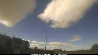 TIME LAPSE Lenticular Clouds Enhancing With Blowing Dust amp Southwest Winds November 23 2024 [upl. by Hilliary]