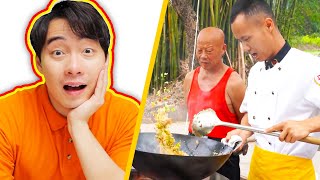 Uncle Roger AMAZED by PERFECT EGG FRIED RICE Chef Wang Gang [upl. by Odnam844]