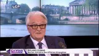 ROLAND DUMAS BALANCE SUR LINTERVENTION OCCIDENTALE EN SYRIE [upl. by Enneira]