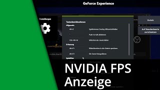 NVIDIA FPS Anzeige ein  ausschalten  NVIDIA FPS Shortcut ✅ Tutorial [upl. by Oehsen139]