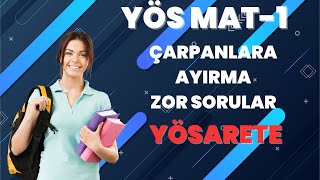 YÖS MATEMATİK  1  ÇARPANLARA AYIRMA  ZOR SORU ÇÖZÜMÜ  YÖS 2024 [upl. by Eadwine]