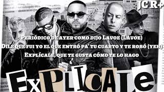 Explicale remix letra  yandel  noriel  bad bunny  cosculluela  brytiago [upl. by Yerrot151]