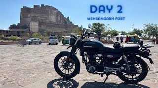 Day 2  Mehrangarh Fort  Jodhpur  2023 Honda CB 350 Highness  DLX PRO  Pearl Black [upl. by Saref]