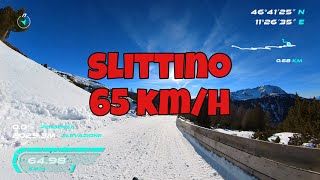 Val Sarentino slittini  pista completa [upl. by Boffa]