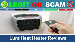 LumiHeat Heater Reviews  Nov 2024 Beware of Scam Watch Now [upl. by Norvan611]