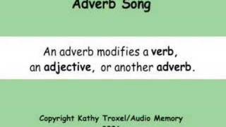 Adverb Song [upl. by O'Reilly]