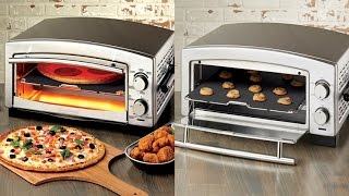 Black  Decker P300S 5 Minute Pizza Oven amp Snack Maker With Custom Engineered Dual Heating Elements [upl. by Okir746]