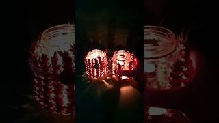 Windlicht basteln mit Getreide  Herbst DIY [upl. by Rhu801]