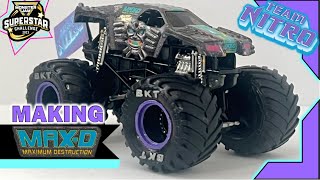 Making MaxD NITRO  Monster Jam Customs Superstar Replicas [upl. by Ehcram]