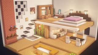 Minecraft Tutorial  Modern Room  Interior 2 [upl. by Ramos]