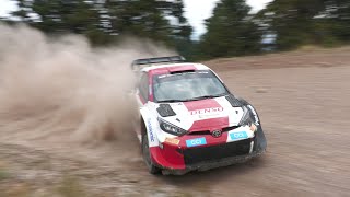 Sebastien Ogier  WRC Rally Acropolis 2023  TEST  Toyota Yaris RALLY1 4K [upl. by Hamish185]