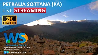 🔴 Petralia Sottana live webcam  Panoramica Madonna dellAlto e Monte San Salvatore [upl. by Ayk440]