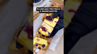 PLUMCAKE PROTEICO con 5 INGREDIENTES 👨🏼‍🍳 shorts recetas [upl. by Noelc]